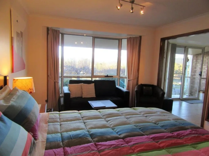 Studio with balcony and with view