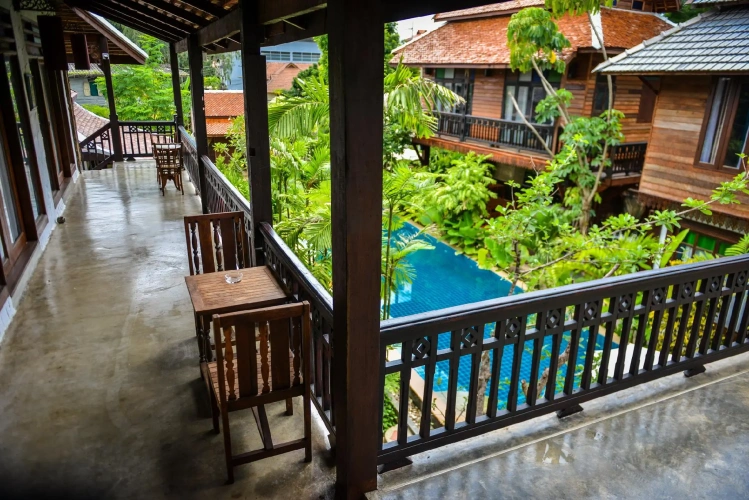 Deluxe Double room with balcony and with view