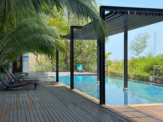Studio with washer and WiFi in Rawai