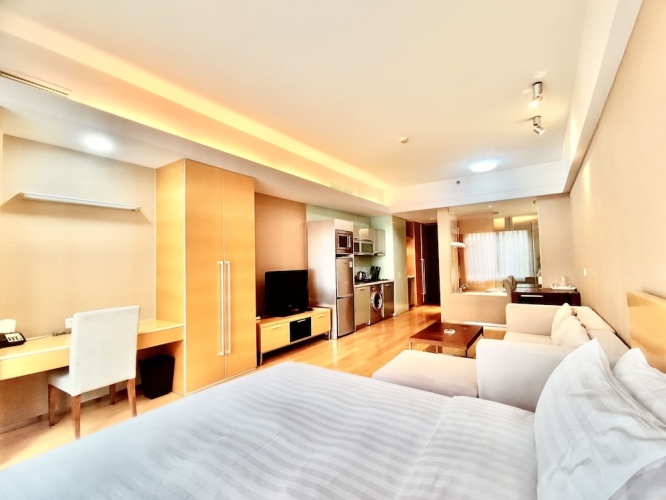 Executive Double Apartment with garden view