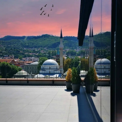 Deluxe Double room with balcony and with city view