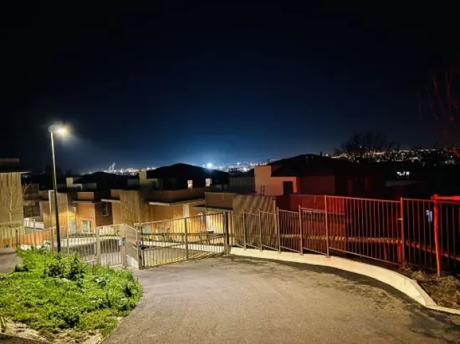 Outside