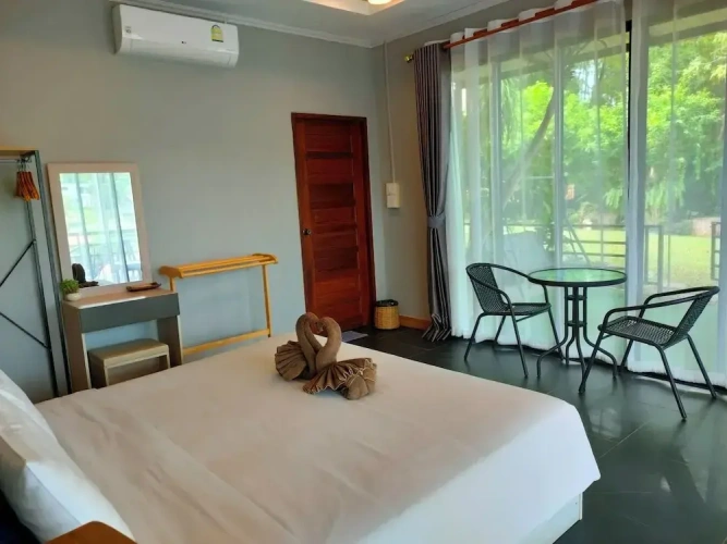 Deluxe Double room with balcony and with river view