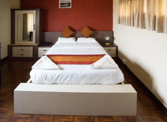 Standard Twin room with balcony and with view