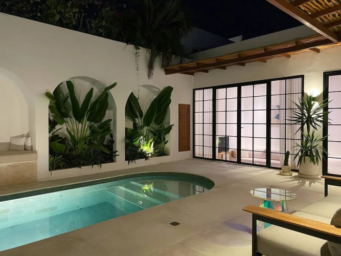 Splendid Villa Eden White Canggu Pool & 2 Bd
