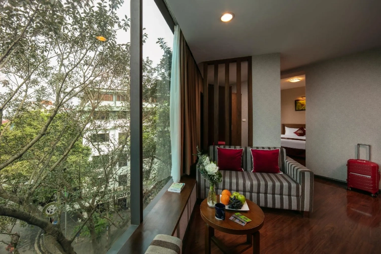 Suite with park view