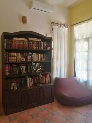 La casa de piedra y colores