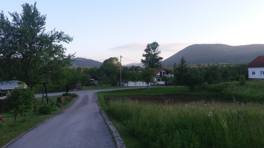 Outside