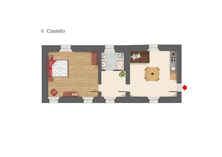 1 Bedroom Apartment