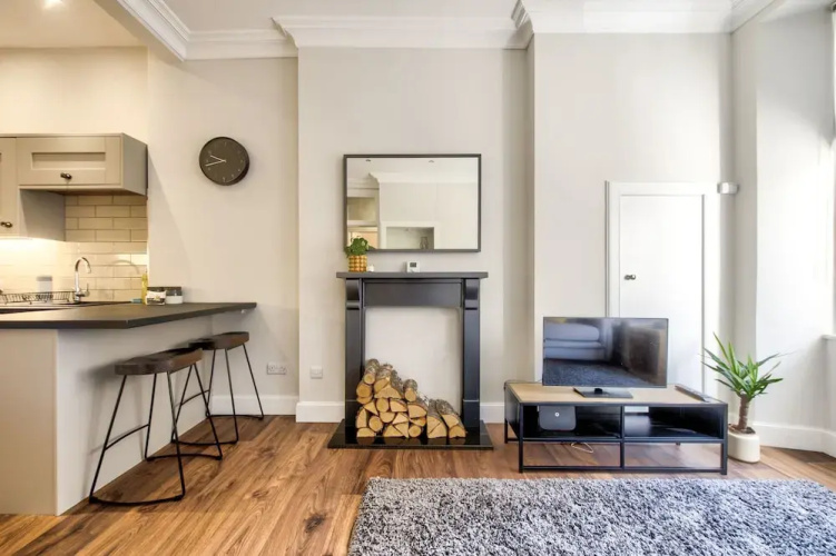 Stylish Modern Apartment Parking