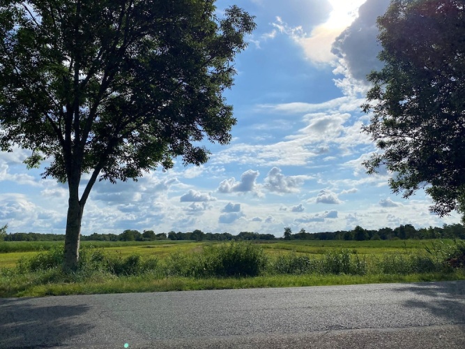 Outside