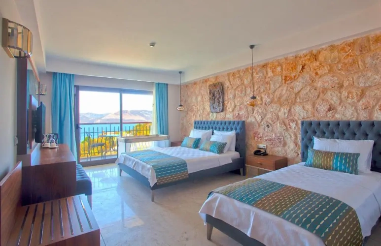 Family room with sea view