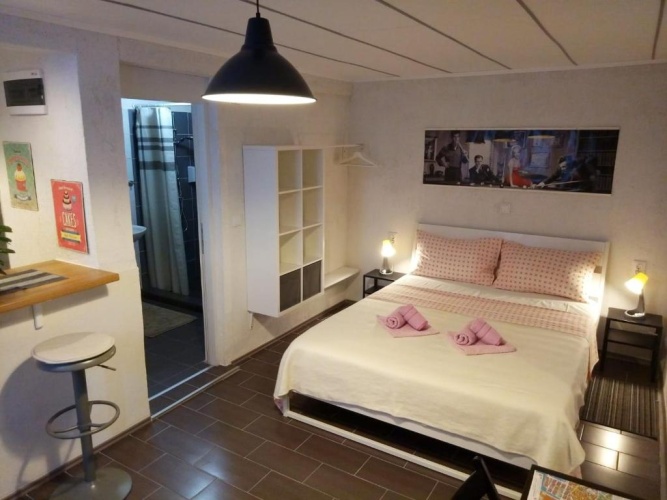 Studio with balcony and with sea view