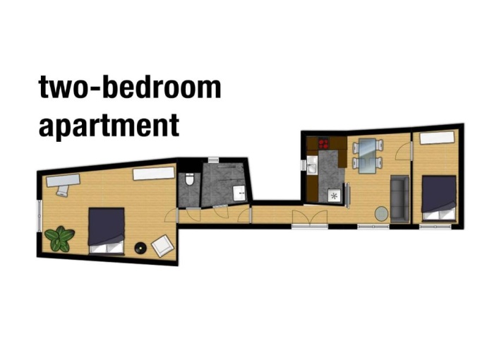 2 Bedrooms Apartment