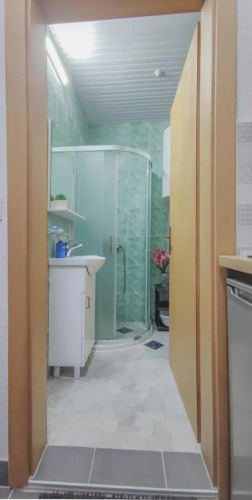 Care's studio apartment