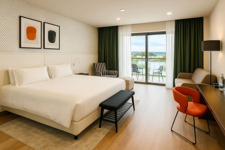 Premium Double room with balcony and with view