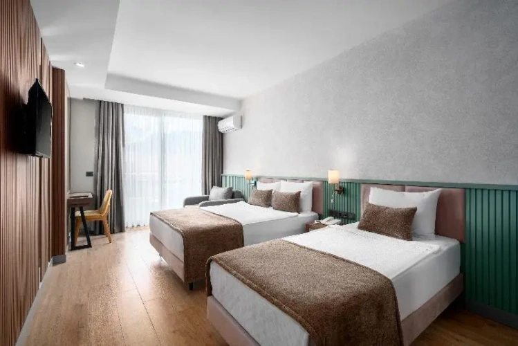 Standard Double room with balcony and with partial sea view