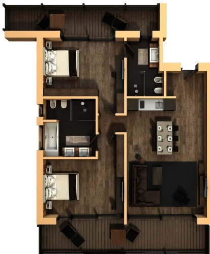 Attic Suite with balcony