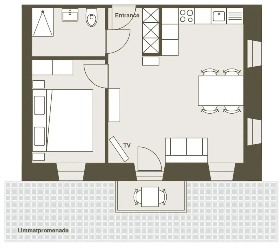 1 Bedroom Junior Suite with balcony
