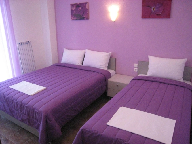 Standard Triple room with balcony and with view