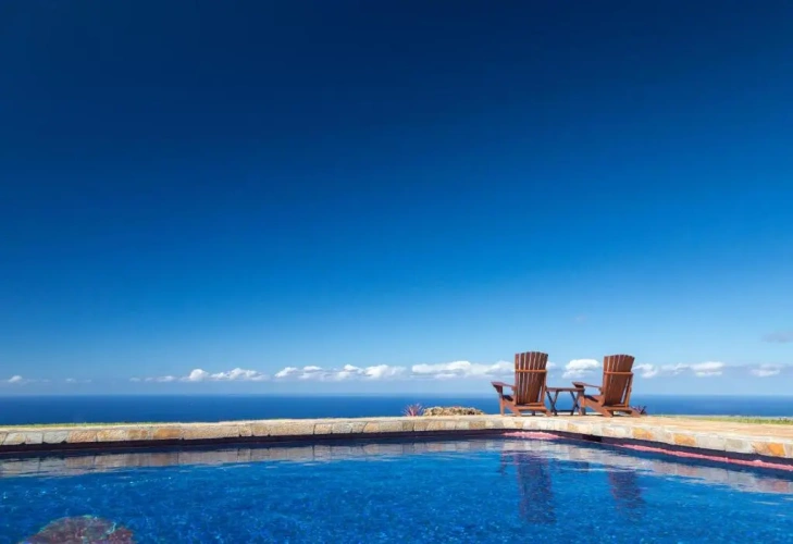 Suite with pool view