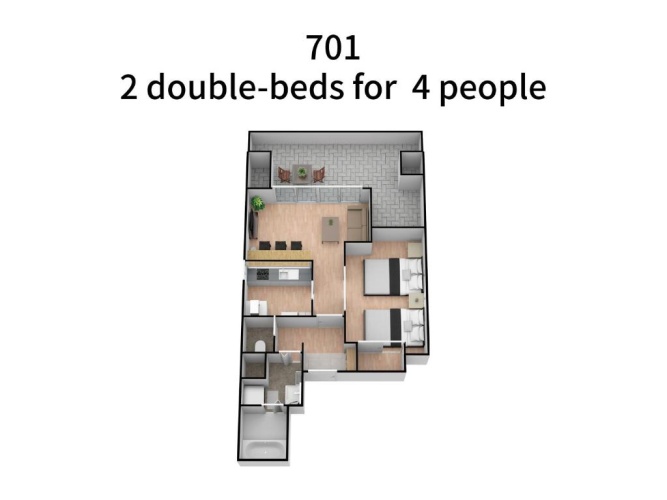 1 Bedroom Apartment