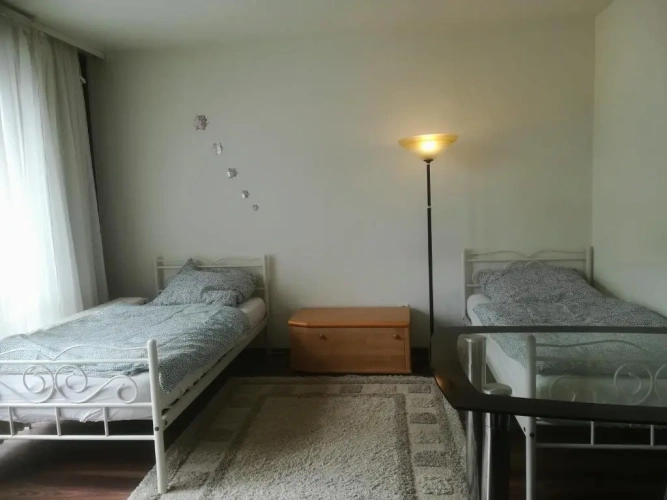 Triple Apartment with garden view