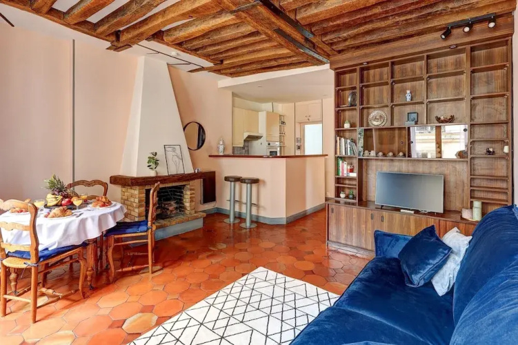 Modern 1BR near Centre Pompidou