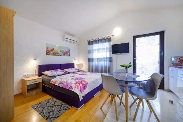 Studio with balcony and with sea view