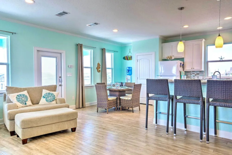 Furnished Deck + Ocean Views: Surfside Beach Home