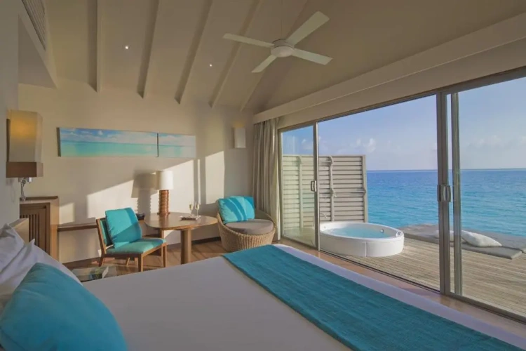 Overwater Twin Villa Sunset