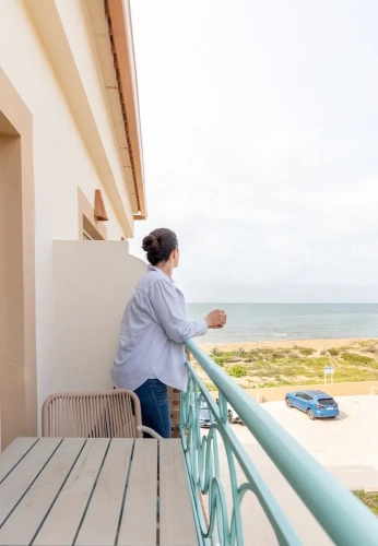 Standard Double room with balcony and with partial sea view