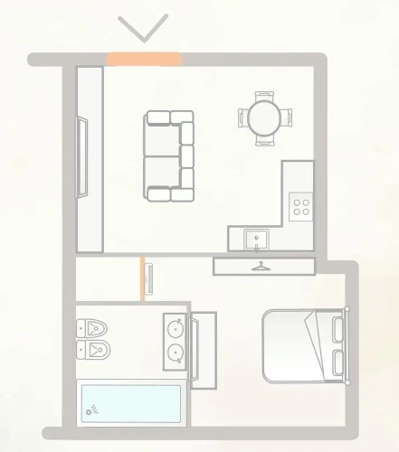 1 Bedroom Apartment
