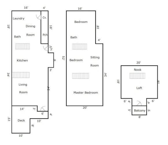 3 Bedrooms Cottage