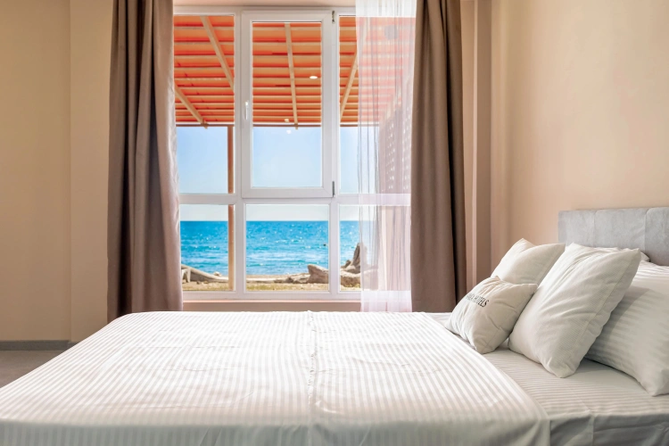 Apartment with balcony and with view