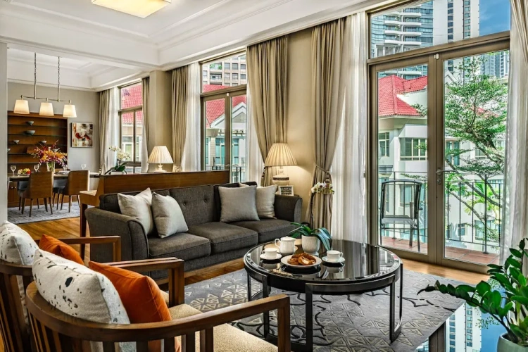3 Bedrooms Executive Suite with balcony and with garden view