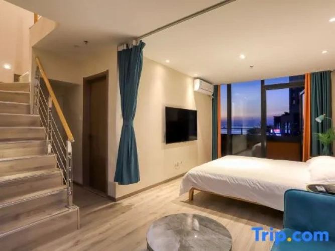 Deluxe Double room with balcony and with sea view