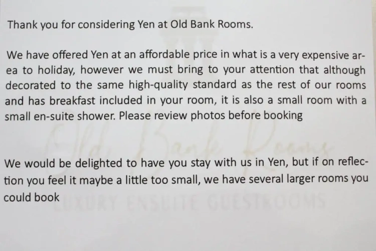Standard Double room