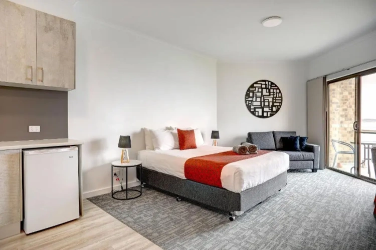 Executive Double Studio with balcony and with view