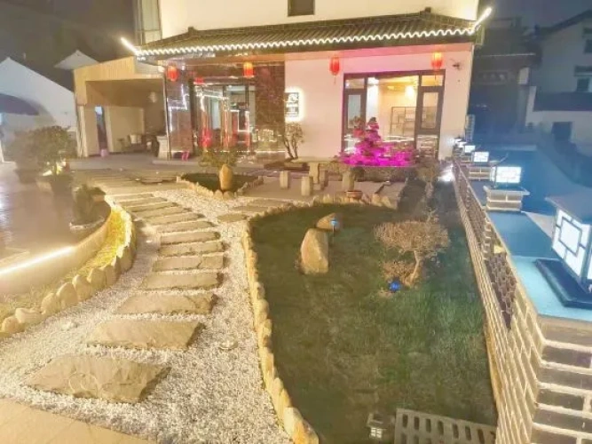 Outside
