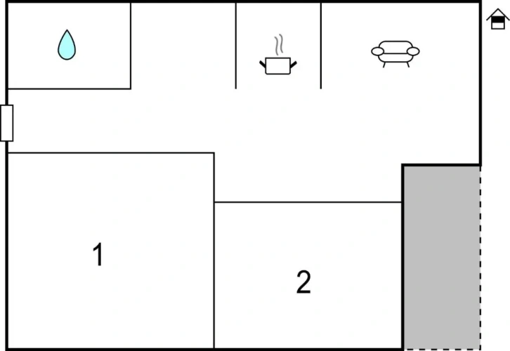 2 Bedrooms Apartment