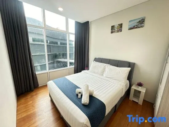 2 Bedrooms Deluxe Double Suite with city view