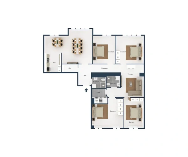 4 Bedrooms Grand Suite