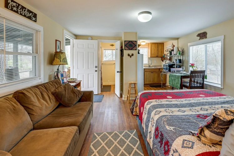 Fireside Relaxation: Pet-friendly Whittier Getaway