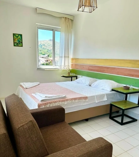 Standard Double room with balcony and with garden view
