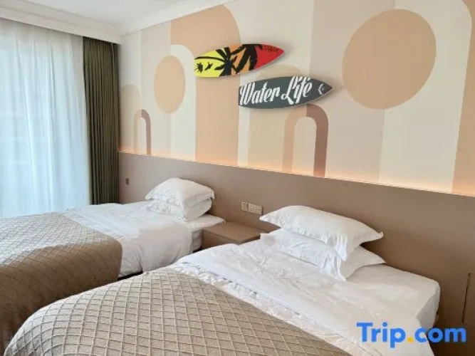 Standard Twin Family room with balcony and with sea view