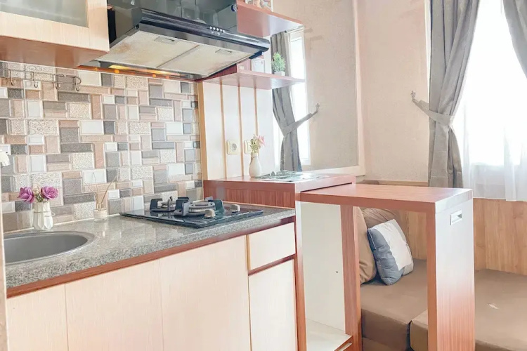 Simple Style 2Br At Green Pramuka City Apartment