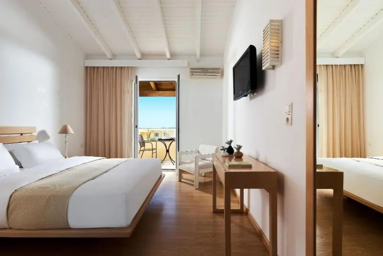 Standard Double room with balcony and with land view