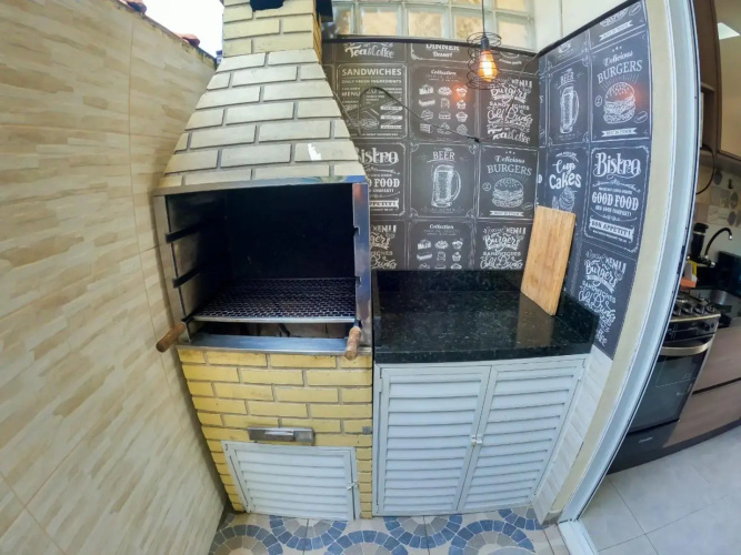 Apartamento Com Piscina E Churrasqueira