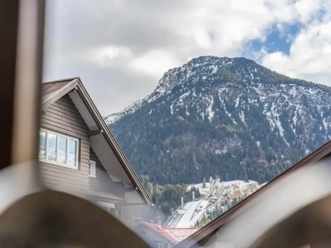Cottage with balcony